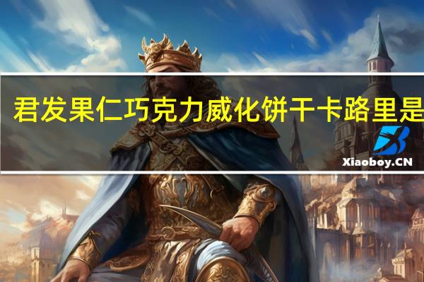 君发 果仁巧克力威化饼干卡路里是多少