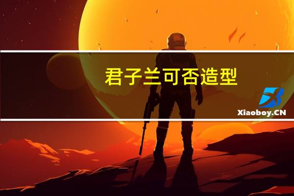 君子兰可否造型