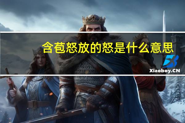 含苞怒放的怒是什么意思（含包怒放的意思）