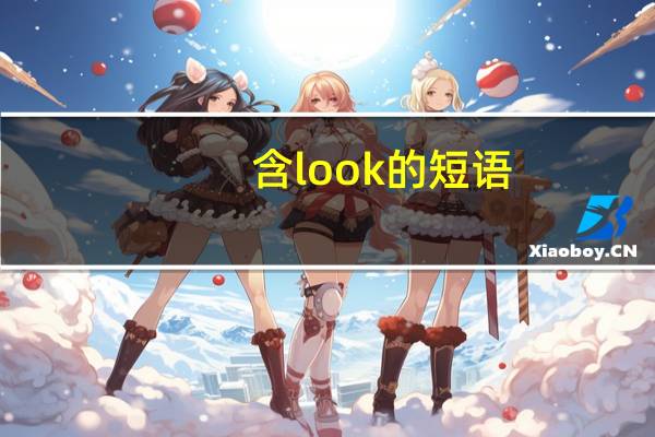 含look的短语