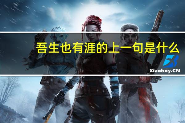 吾生也有涯的上一句是什么