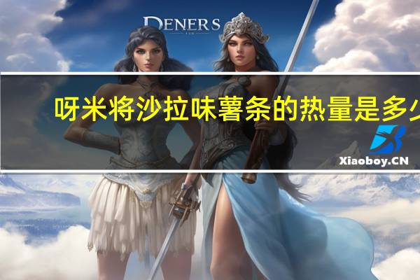 呀米将 沙拉味薯条的热量是多少