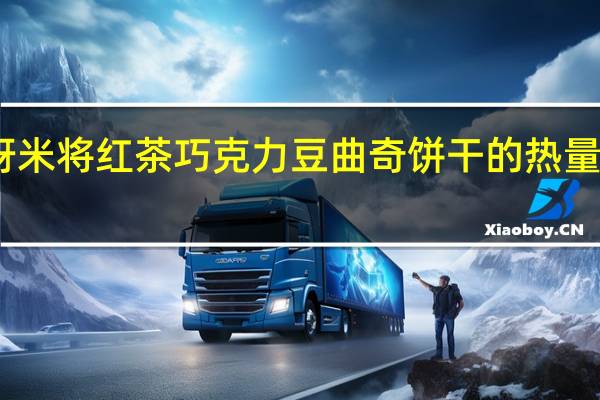 呀米将 红茶巧克力豆曲奇饼干的热量是多少