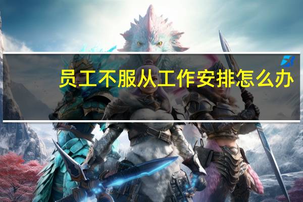 员工不服从工作安排怎么办,经常性闹情绪