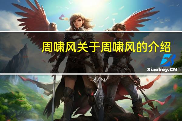 周啸风 关于周啸风的介绍