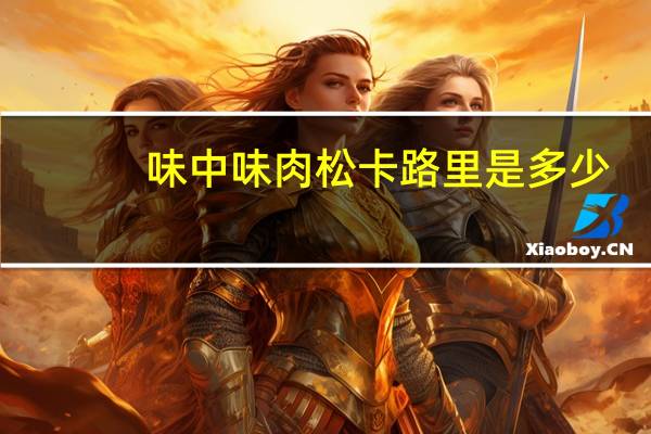 味中味 肉松卡路里是多少