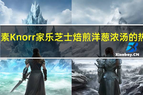 味之素 Knorr 家乐 芝士焙煎洋葱浓汤的热量是多少