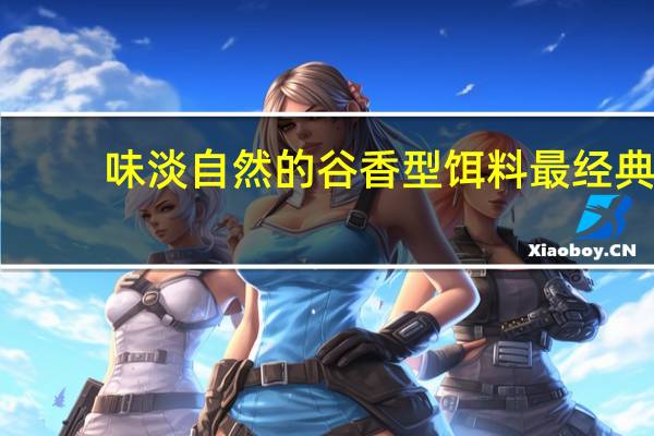 味淡自然的谷香型饵料最经典
