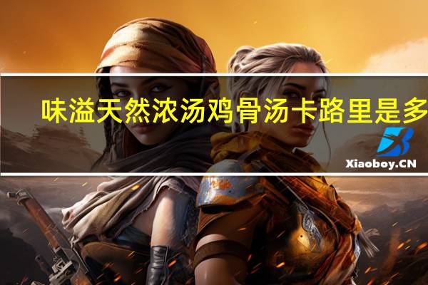 味溢 天然浓汤 鸡骨汤卡路里是多少