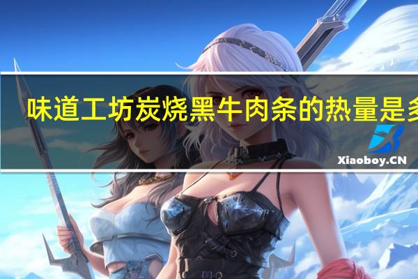 味道工坊炭烧黑牛肉条的热量是多少