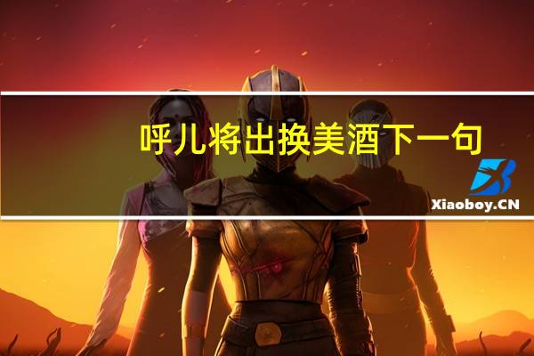 呼儿将出换美酒下一句（呼儿将出换美酒）