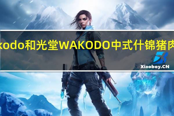 和光堂 wakodo 和光堂 WAKODO 中式什锦猪肉饭的热量是多少