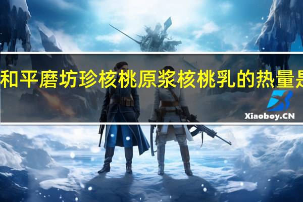 和平磨坊 珍核桃原浆核桃乳的热量是多少