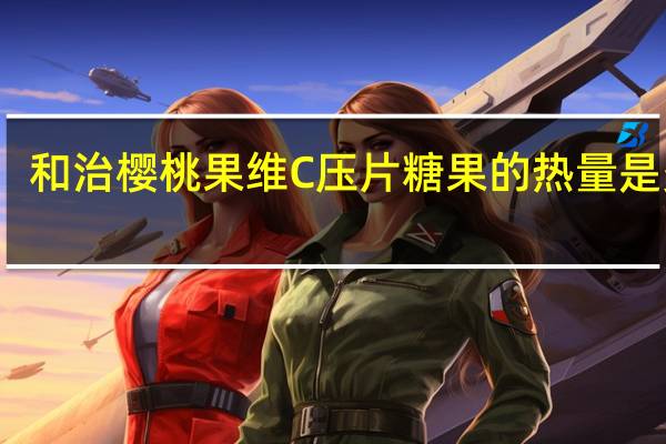 和治 樱桃果维C压片糖果的热量是多少