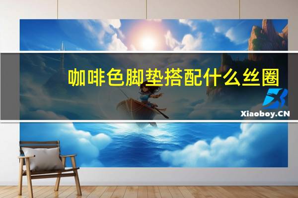 咖啡色脚垫搭配什么丝圈