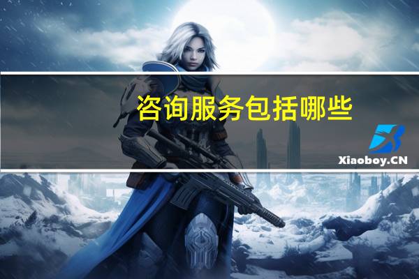 咨询服务包括哪些