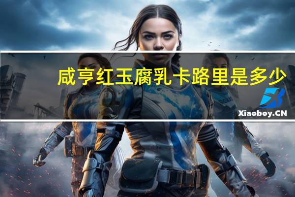 咸亨红玉腐乳卡路里是多少