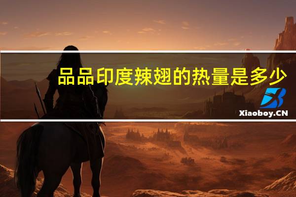 品品 印度辣翅的热量是多少