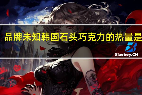 品牌未知 韩国石头巧克力的热量是多少