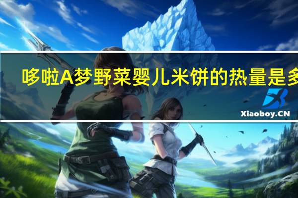 哆啦A梦 野菜婴儿米饼的热量是多少