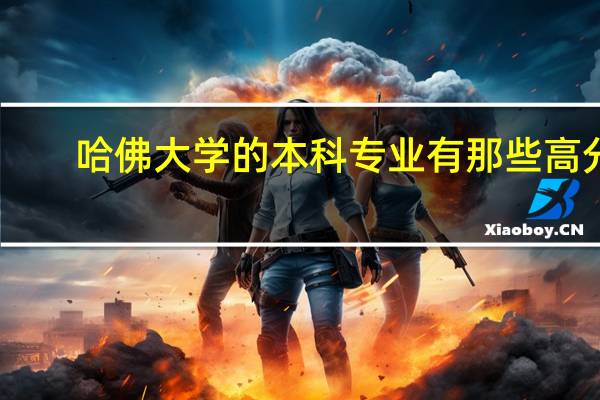 哈佛大学的本科专业有那些高分