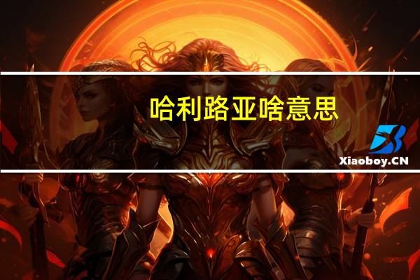 哈利路亚啥意思(哈利路亚是什么意思)