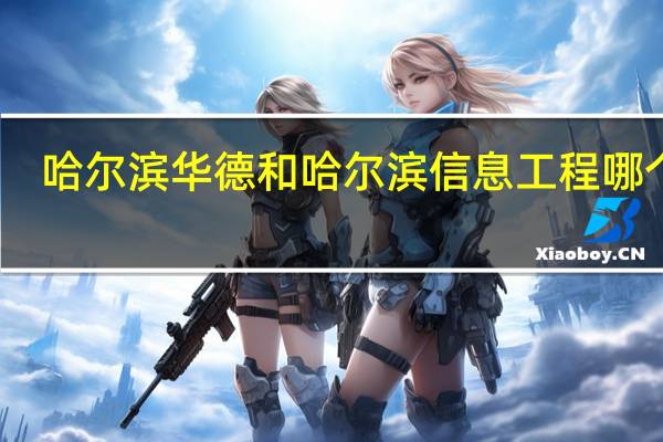 哈尔滨华德和哈尔滨信息工程哪个好