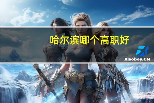 哈尔滨哪个高职好