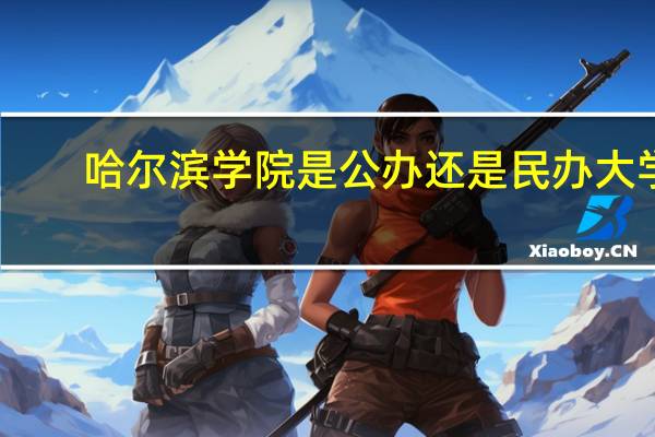 哈尔滨学院是公办还是民办大学