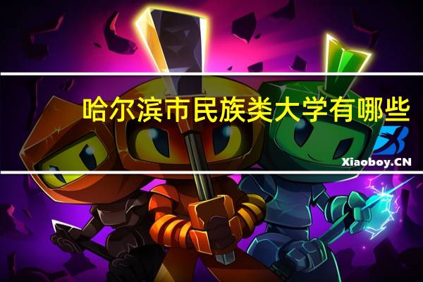 哈尔滨市民族类大学有哪些