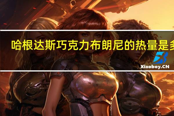 哈根达斯 巧克力布朗尼的热量是多少