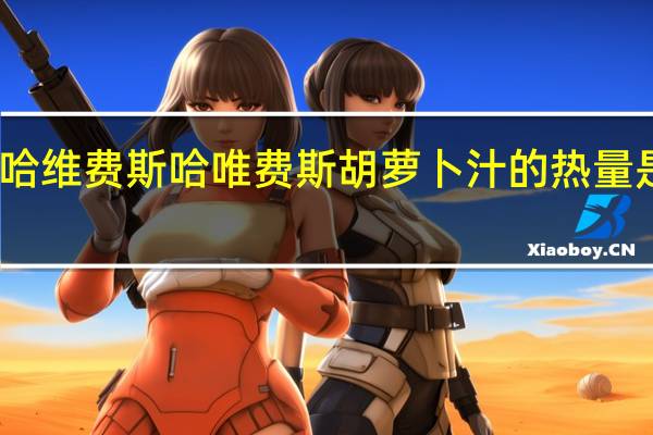 哈维费斯 哈唯费斯 胡萝卜汁的热量是多少