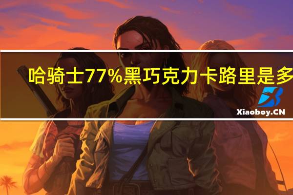 哈骑士 77%黑巧克力卡路里是多少