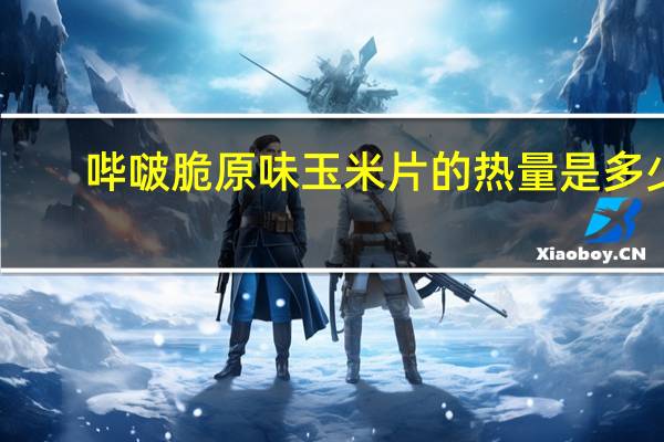 哔啵脆 原味玉米片的热量是多少