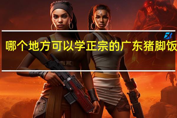 哪个地方可以学正宗的广东猪脚饭技术