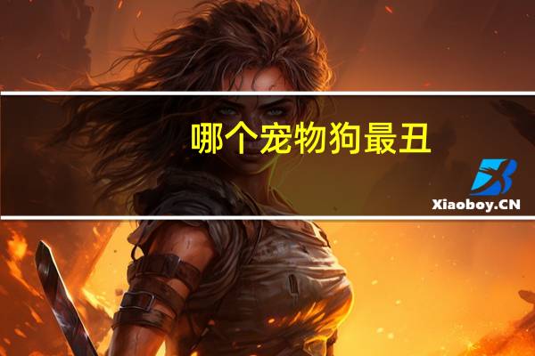 哪个宠物狗最丑