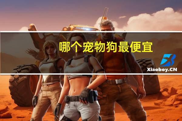 哪个宠物狗最便宜