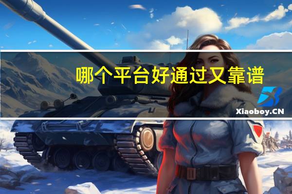 哪个平台好通过又靠谱（哪个平台好）