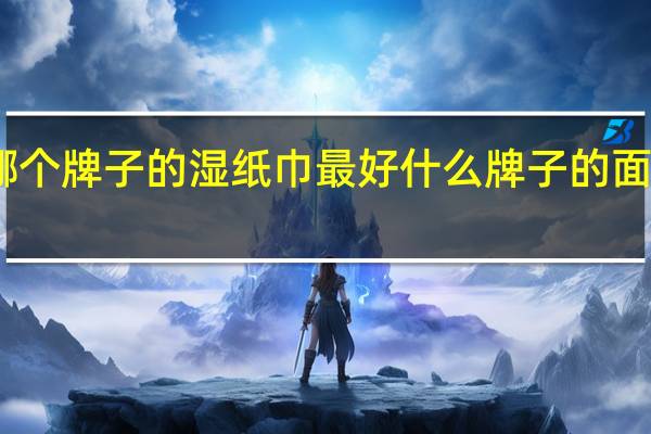 哪个牌子的湿纸巾最好 什么牌子的面巾纸好