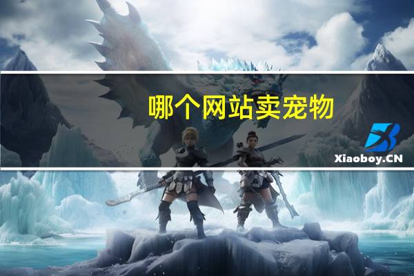 哪个网站卖宠物