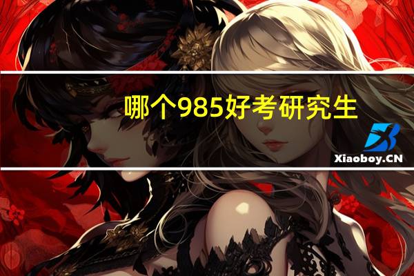 哪个985好考研究生