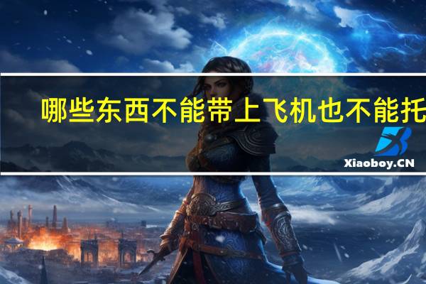 哪些东西不能带上飞机也不能托运（哪些东西不能带上飞机）