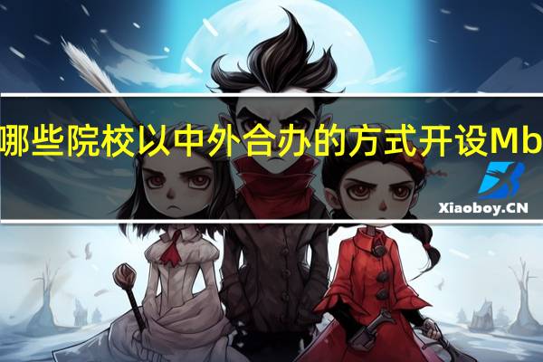 哪些院校以中外合办的方式开设Mba课程