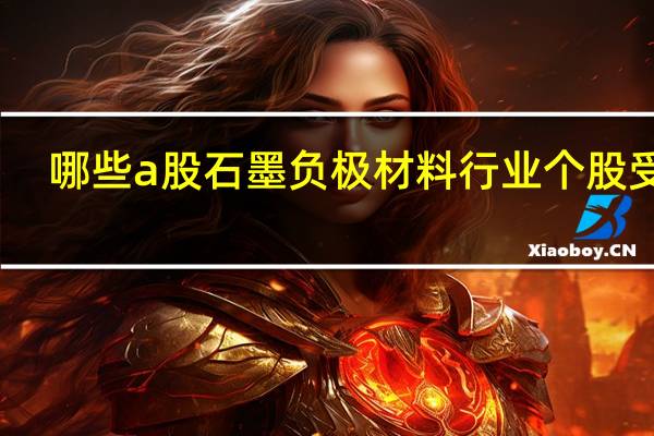 哪些a股石墨负极材料行业个股受益，2022年石墨负极材料受益股大全