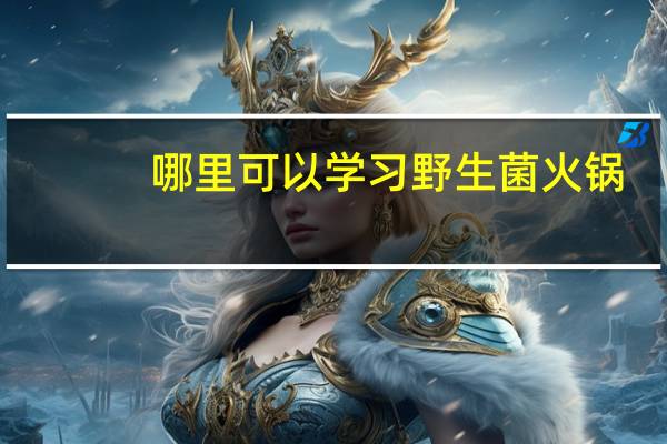 哪里可以学习野生菌火锅