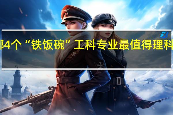 哪4个“铁饭碗”工科专业最值得理科生报考