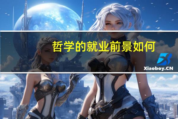 哲学的就业前景如何