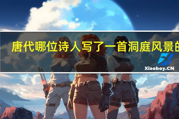 唐代哪位诗人写了一首洞庭风景的诗