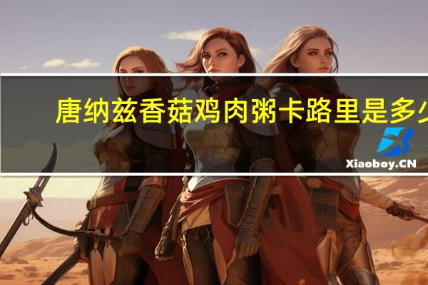 唐纳兹 香菇鸡肉粥卡路里是多少
