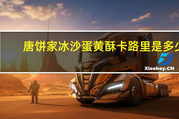 唐饼家 冰沙蛋黄酥卡路里是多少